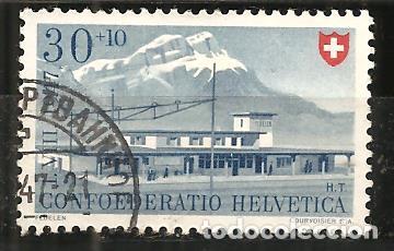 Sellos: SUIZA, YVERT 440, MATASELLADO - Foto 1