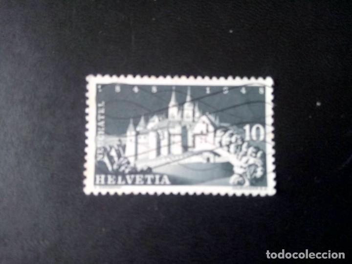 Sellos: SUIZA 1948, CASTILLO DE NEUCHATEL - Foto 1