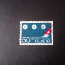 Sellos: SUIZA 1968, AEROPUERTO DE GINEBRA. Lote 237037935
