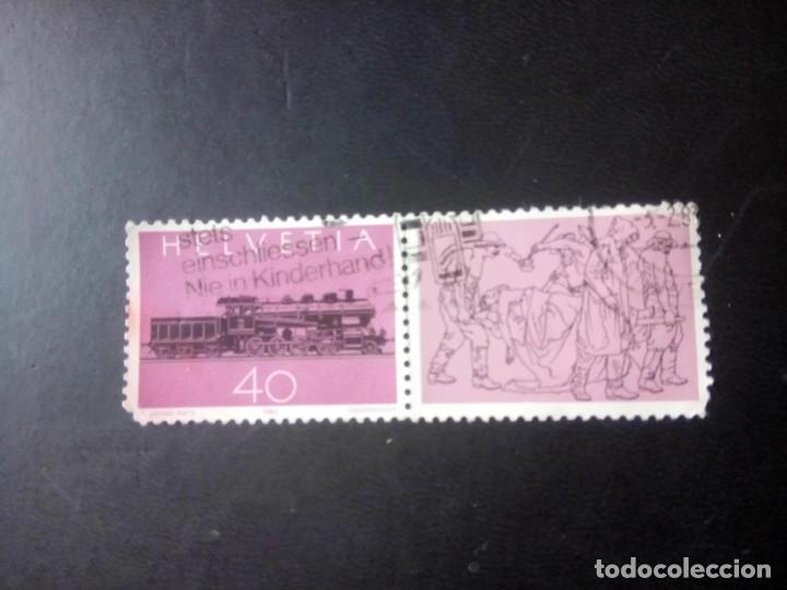 Sellos: SUIZA 1982, CENTENARIO DEL FERROCARRIL GOTTHARD - Foto 1