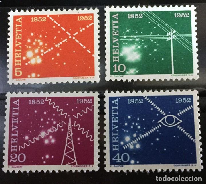 Sellos: Suiza, Centenario servicio comunicaciones - Foto 1