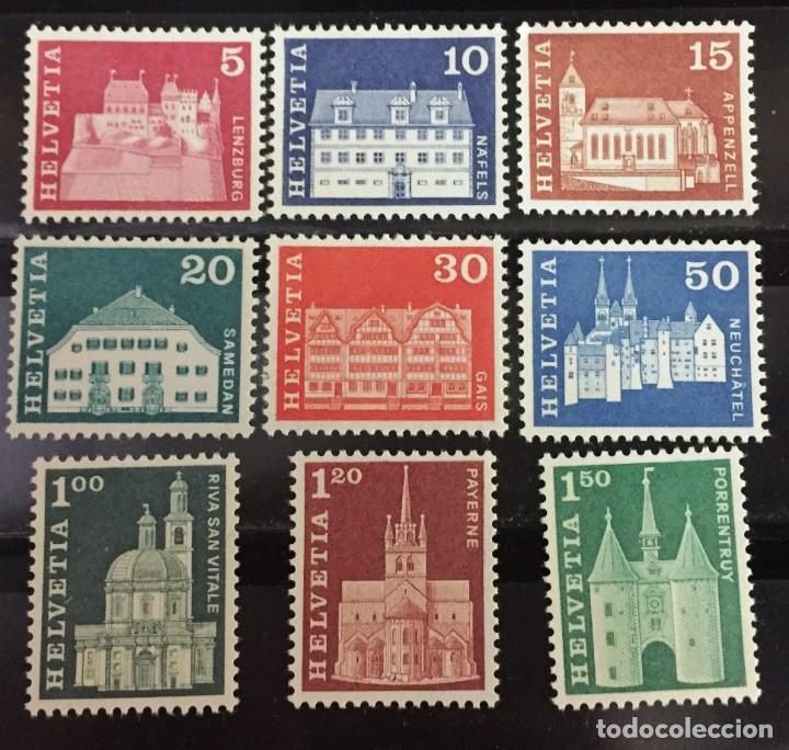 Sellos: Suiza, edificios - Foto 1