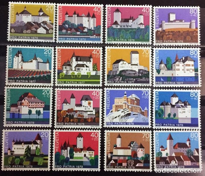 Sellos: Suiza, Castillos - Foto 1