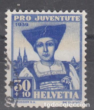 Sellos: SUIZA. YVERT 347 USADO. - Foto 1