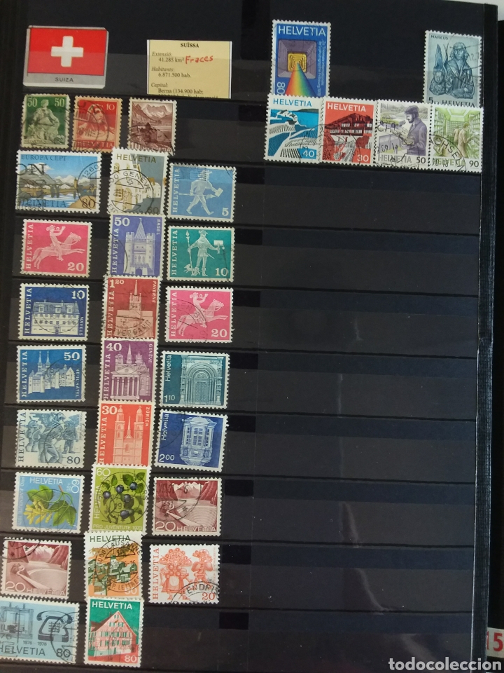 Sellos: Lote de 32 sellos de Suiza - Foto 1