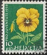 Sellos: SUIZA YVERT 617, FLORA - Foto 1