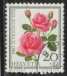 Sellos: SUIZA YVERT 915, FLORA - Foto 1