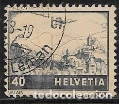 Sellos: SUIZA A&Eacute;REO YVERT 28 - Foto 1
