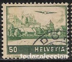 Sellos: SUIZA A&Eacute;REO YVERT 29 - Foto 1