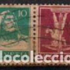 Sellos: ALEMANIA IVERT Nº 159 A (AÑO 1917) GUILLERMO TELL (BUSTO) Y GUILLERMO TELL CON ARCO TETE BECHE USADO. Lote 290553333