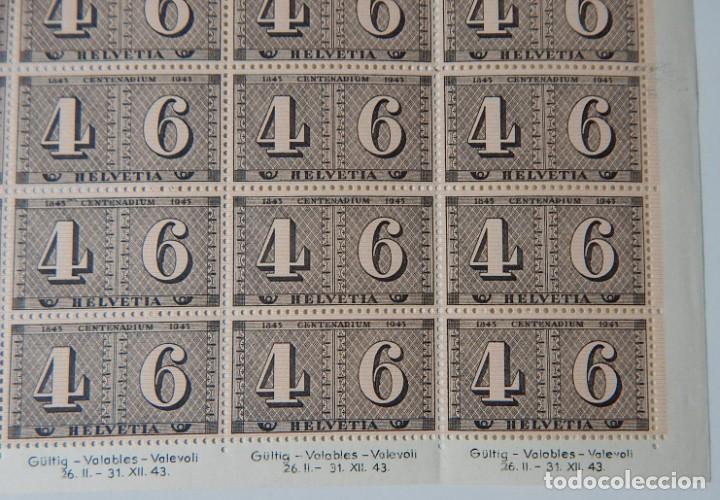 Sellos: HB de 25 sellos - Muy difícil / Centenario del sello suizo - 1843 Centenarium 1943 - Foto 3 - 292575028