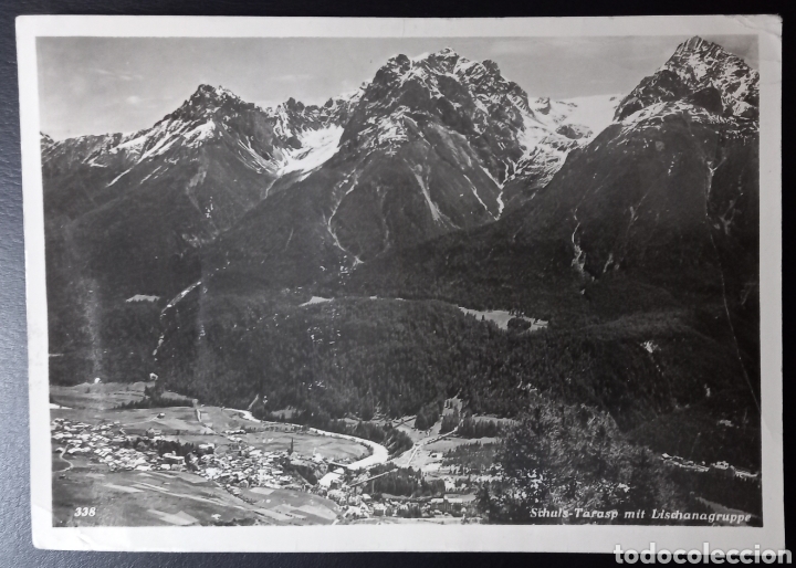 Sellos: Postal circulada de Suiza 1939 - Foto 2