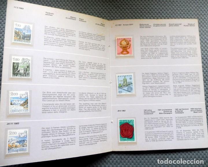 Sellos: LIBRO BOOK SELLOS SUIZA - HELVETIA - AÑO 1983 - VER FOTOS - Foto 3 - 300565613