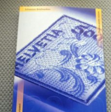 Sellos: LIBRO BOOK SELLOS SUIZA - HELVETIA - AÑO 2000 - IMPECABLE. Lote 300578703