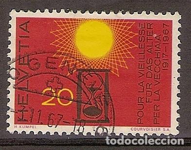 Sellos: SUIZA 1967 - YVERT 792 USADO - Foto 1