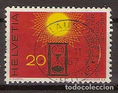 Sellos: SUIZA 1967 - YVERT 792 USADO - Foto 1