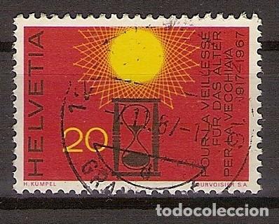 Sellos: SUIZA 1967 - YVERT 792 USADO - Foto 1