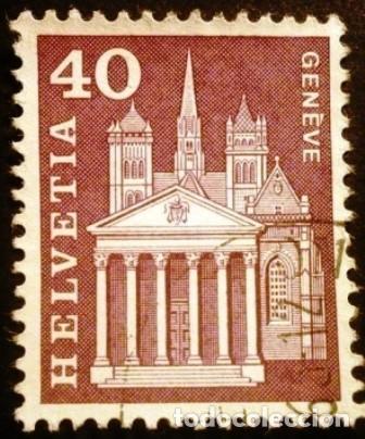 Sellos: 1960 SUIZA. Arquitectura. Edificios - Foto 2
