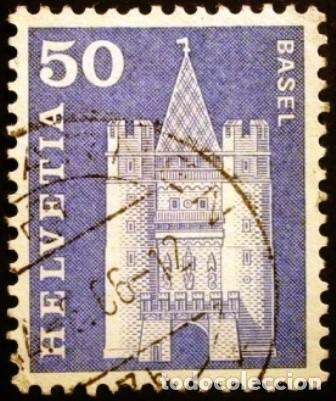 Sellos: 1960 SUIZA. Arquitectura. Edificios - Foto 3