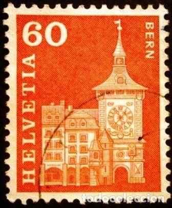 Sellos: 1960 SUIZA. Arquitectura. Edificios - Foto 4
