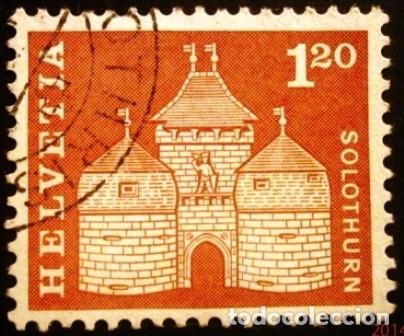 Sellos: 1960 SUIZA. Arquitectura. Edificios - Foto 8