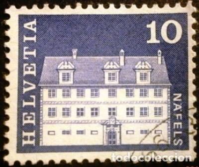 Sellos: 1968 SUIZA. Arquitectura. Edificios - Foto 2