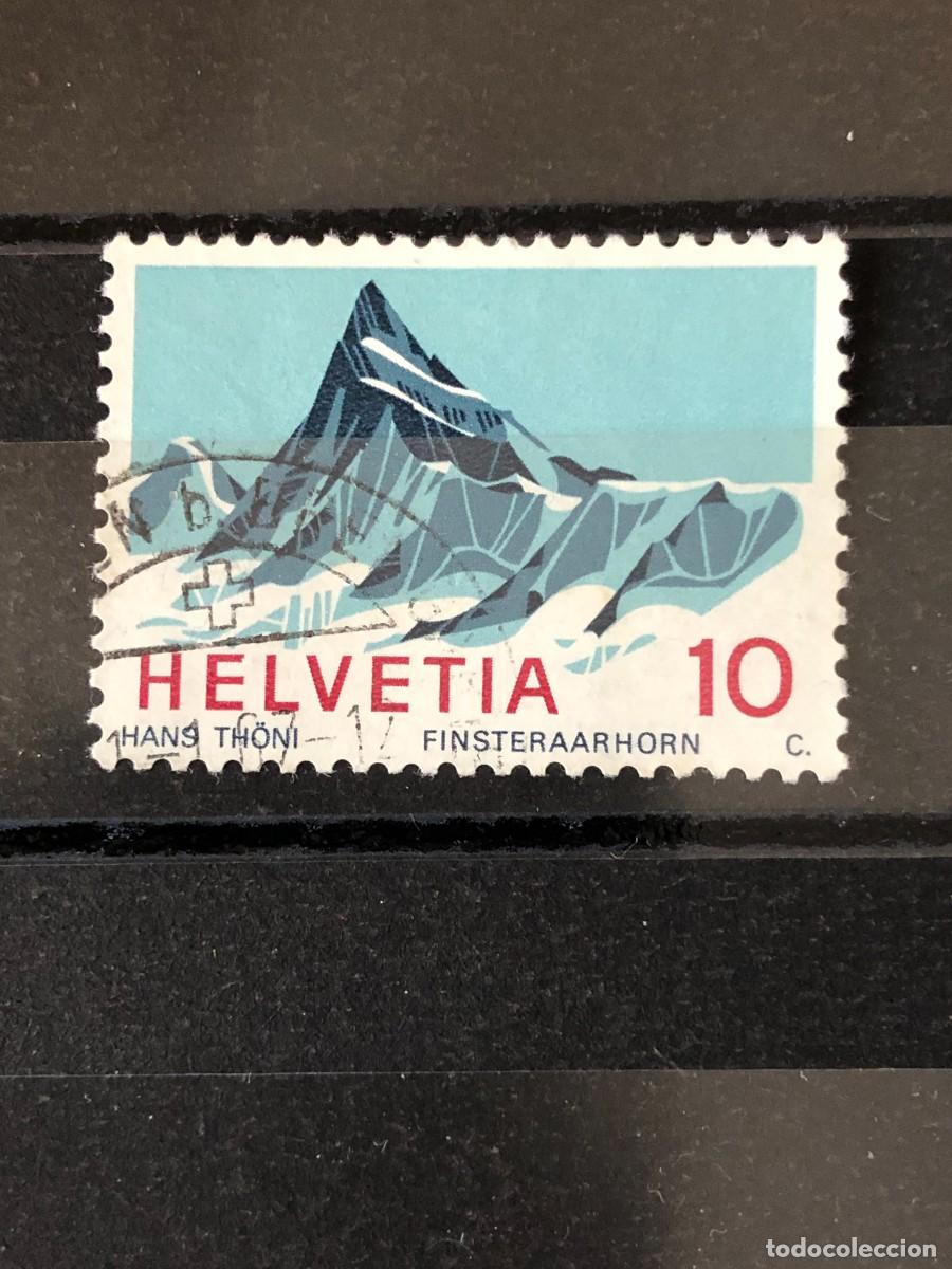 Sellos: SUIZA 1966 SCOTT 479 USADO - Foto 1
