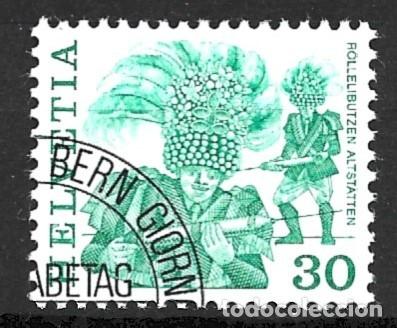 Sellos: SUIZA 1170 - A&Ntilde;O 1982 - FOLKLORE - Foto 1