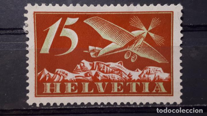 Sellos: SUIZA. A&Eacute;REO Yvert 3. * - Foto 1