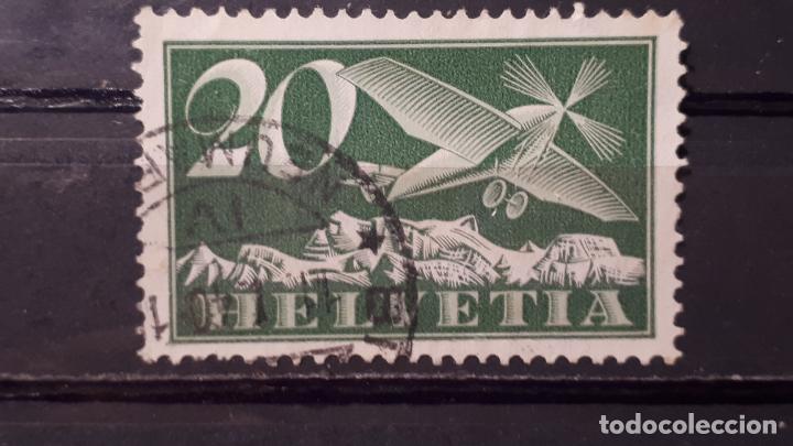Sellos: SUIZA. A&Eacute;REO Yvert 4 &deg; - Foto 1