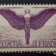 Sellos: SUIZA. AÉREO YVERT 12 * * AÑO 1924. Lote 402763319