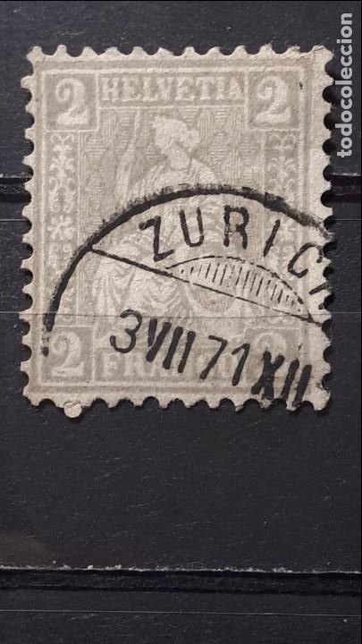 Sellos: SUIZA. A&ntilde;o 1862 &deg; Yvert 33 - Foto 1