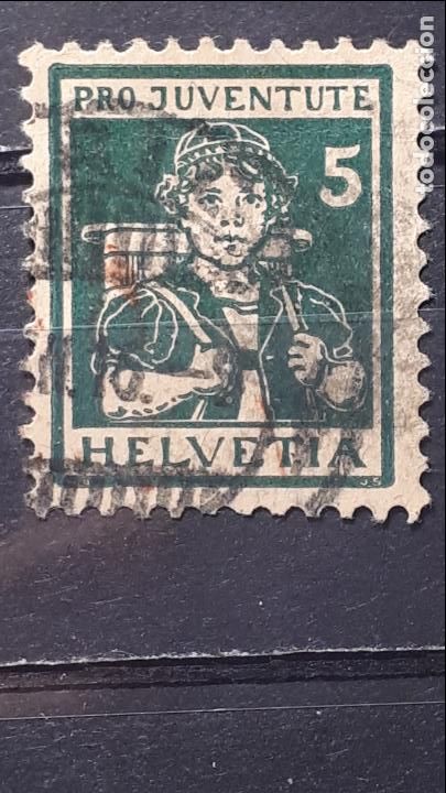 Sellos: SUIZA. A&ntilde;o 1915. &deg;. YVERT 152. - Foto 1