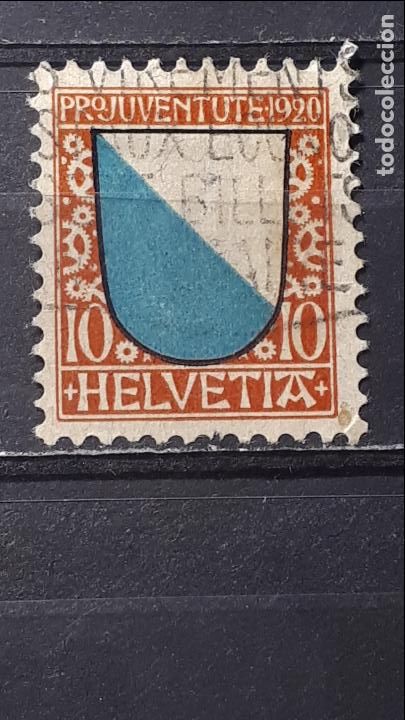 Sellos: SUIZA. A&ntilde;o 1920. &deg;. YVERT 177 - Foto 1