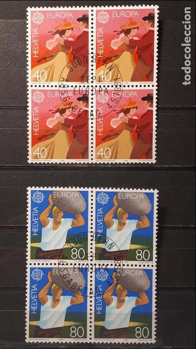 Sellos: SUIZA. A&ntilde;o 1981 &deg;. YVERT 1126/7 - Foto 1