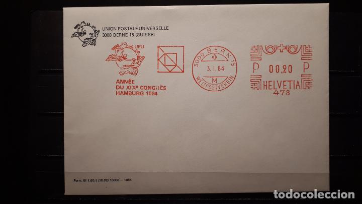 Sellos: SUIZA A&Ntilde;O 1984. SOBRE POSTAL - Foto 2