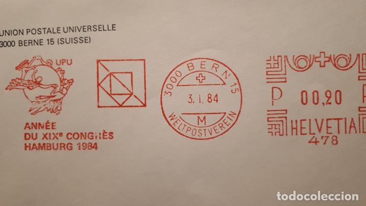 Sellos: SUIZA A&Ntilde;O 1984. SOBRE POSTAL - Foto 1