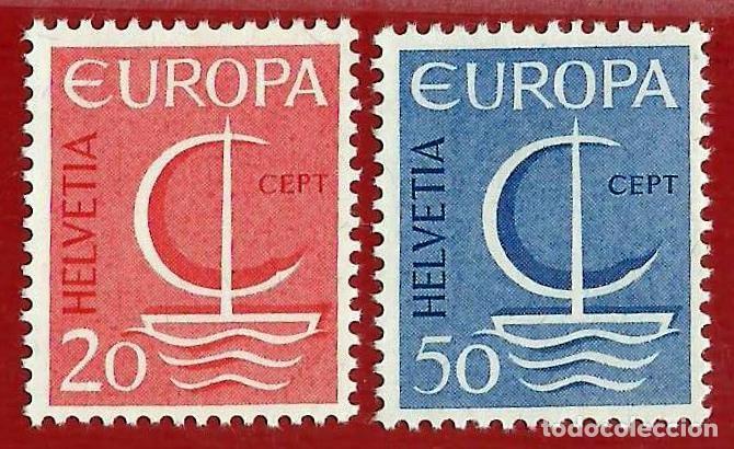 Sellos: SUIZA. 1966. EUROPA CEPT - Foto 1