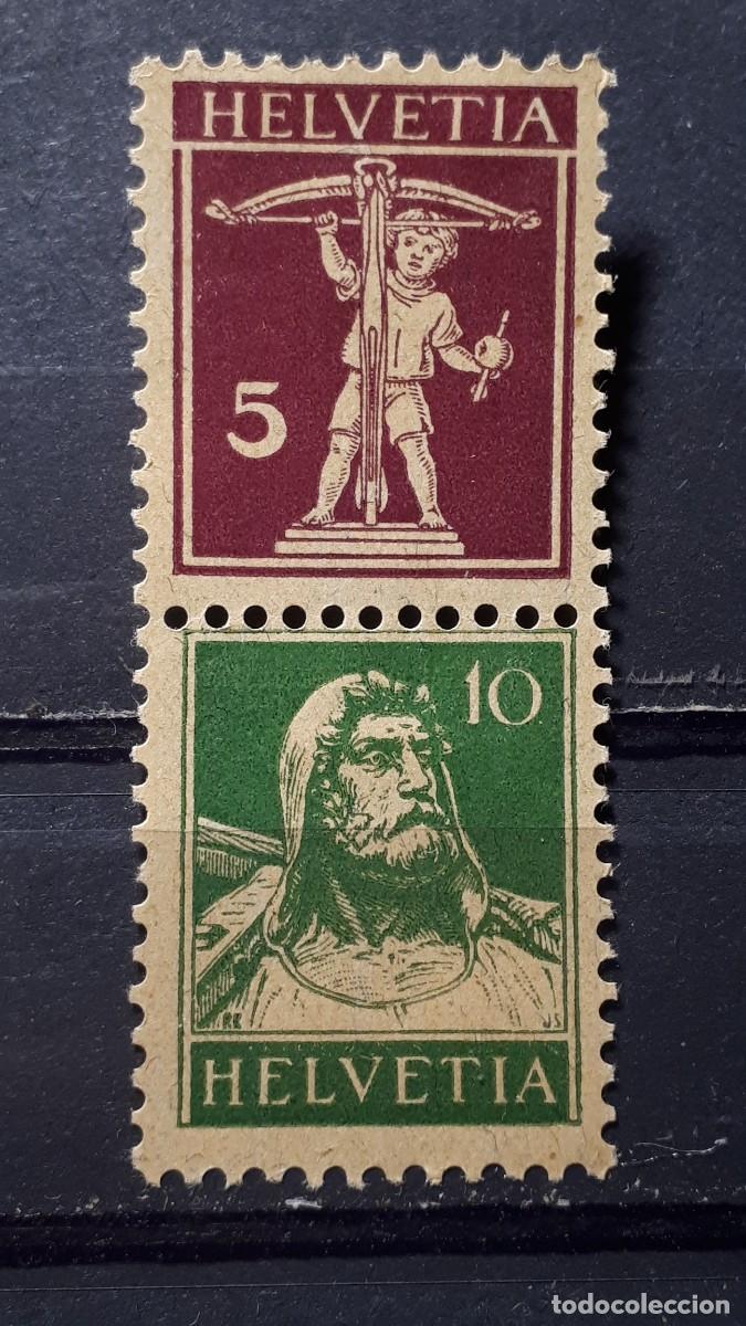 Sellos: SUIZA. A&ntilde;o 1924. *. YVERT 198b - Foto 1
