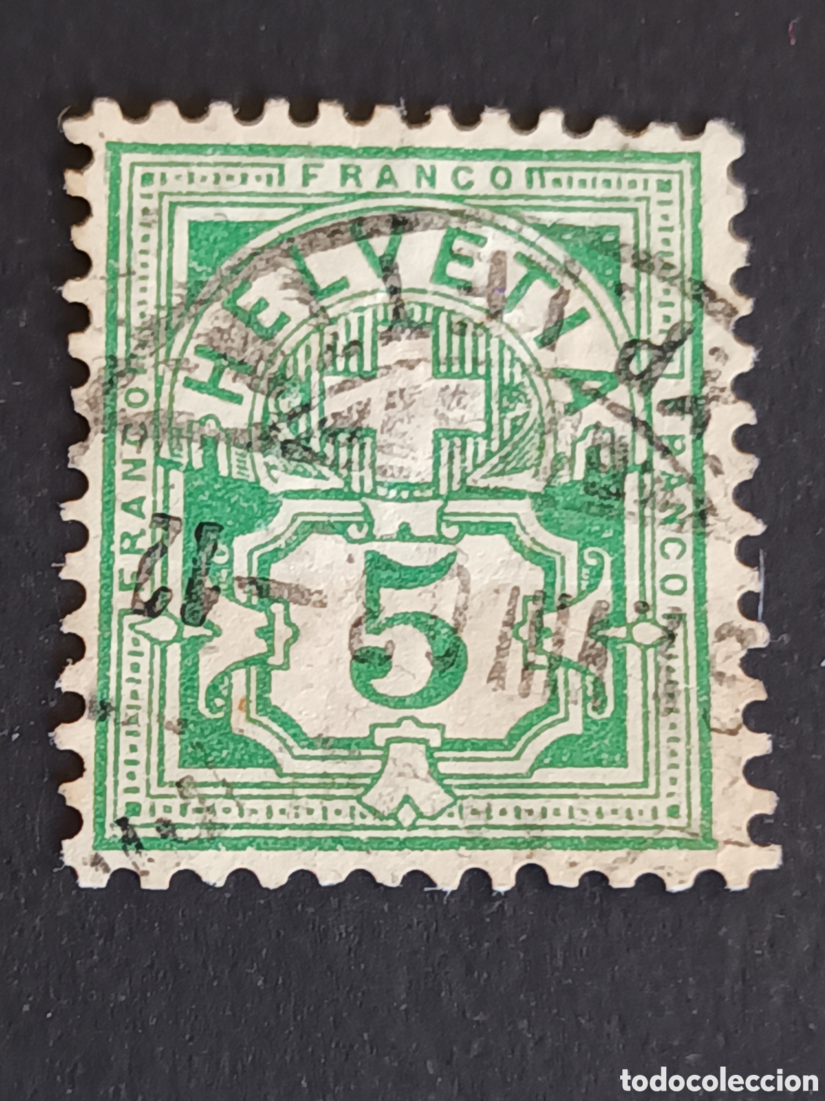 Sellos: SUIZA. 1882. USADO. - Foto 1