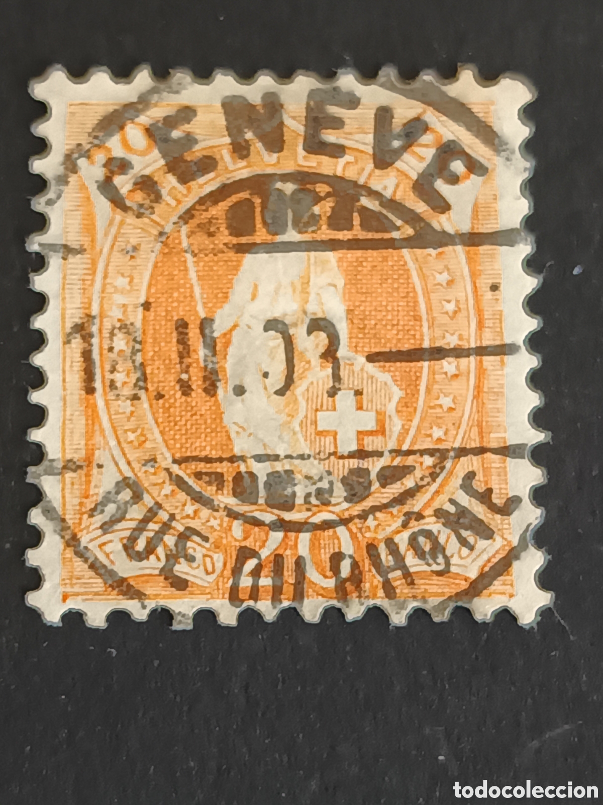 Sellos: SUIZA. 1882. USADO. - Foto 1