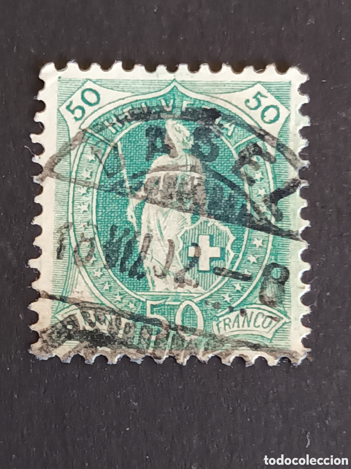 Sellos: SUIZA. 1899. USADO. - Foto 1
