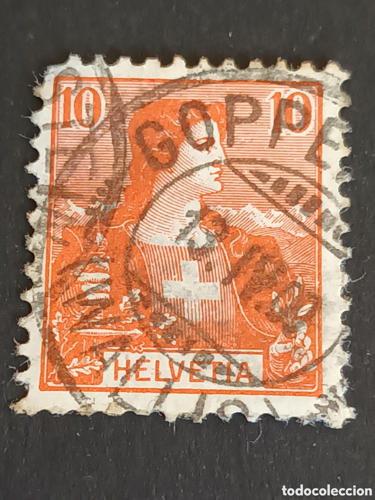 Sellos: SUIZA. 1907. USADO. - Foto 1