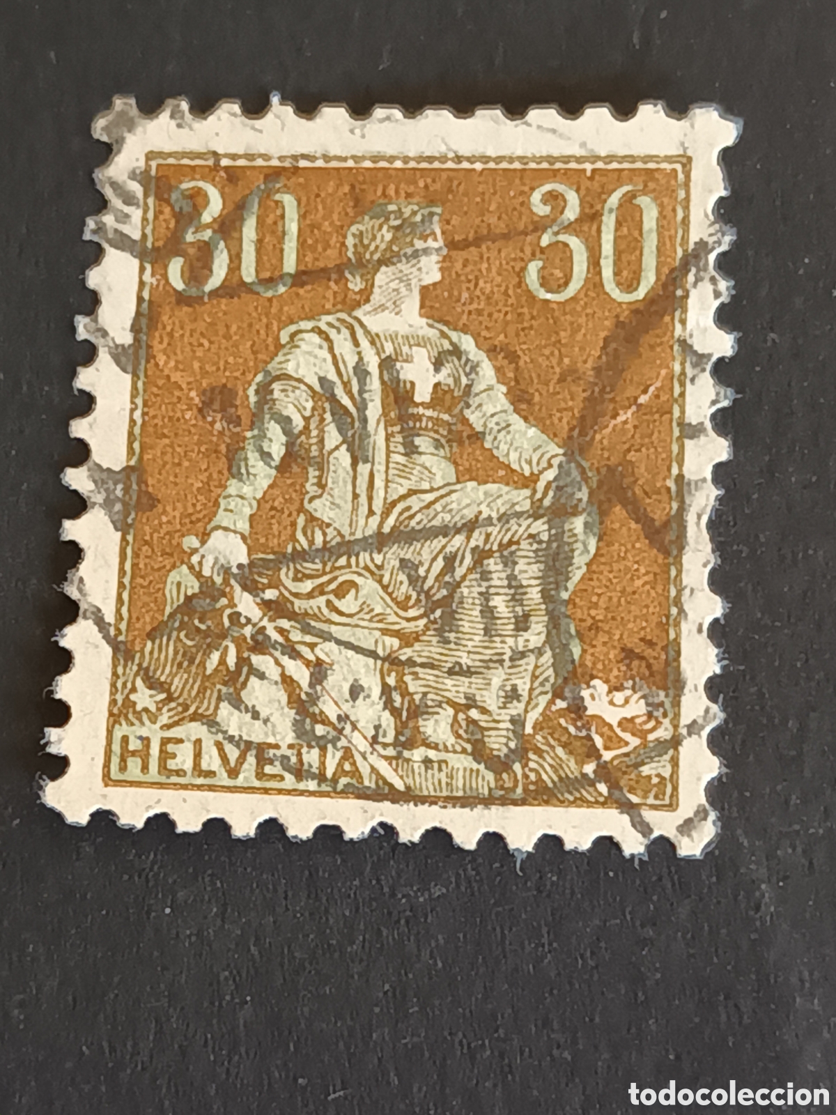 Sellos: SUIZA. 1908. USADO. - Foto 1