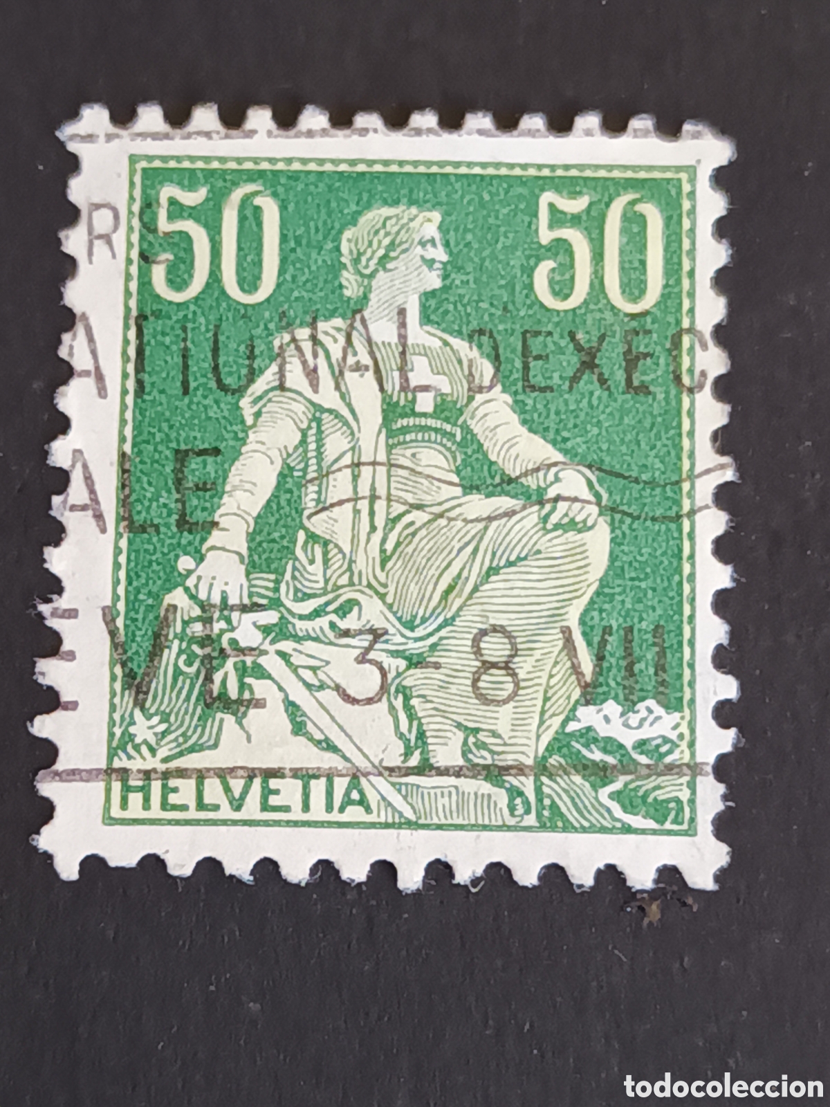 Sellos: SUIZA. 1908. USADO. - Foto 1