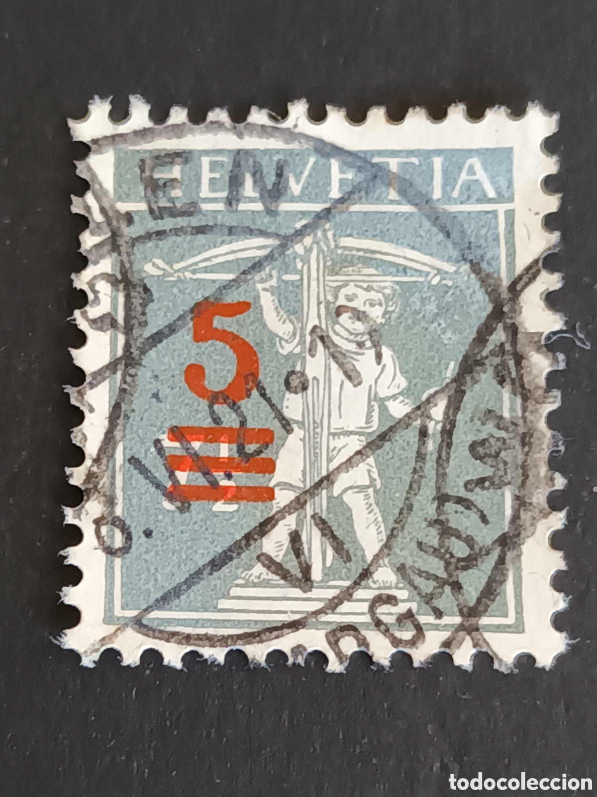 Sellos: SUIZA. 1921. USADO. - Foto 1
