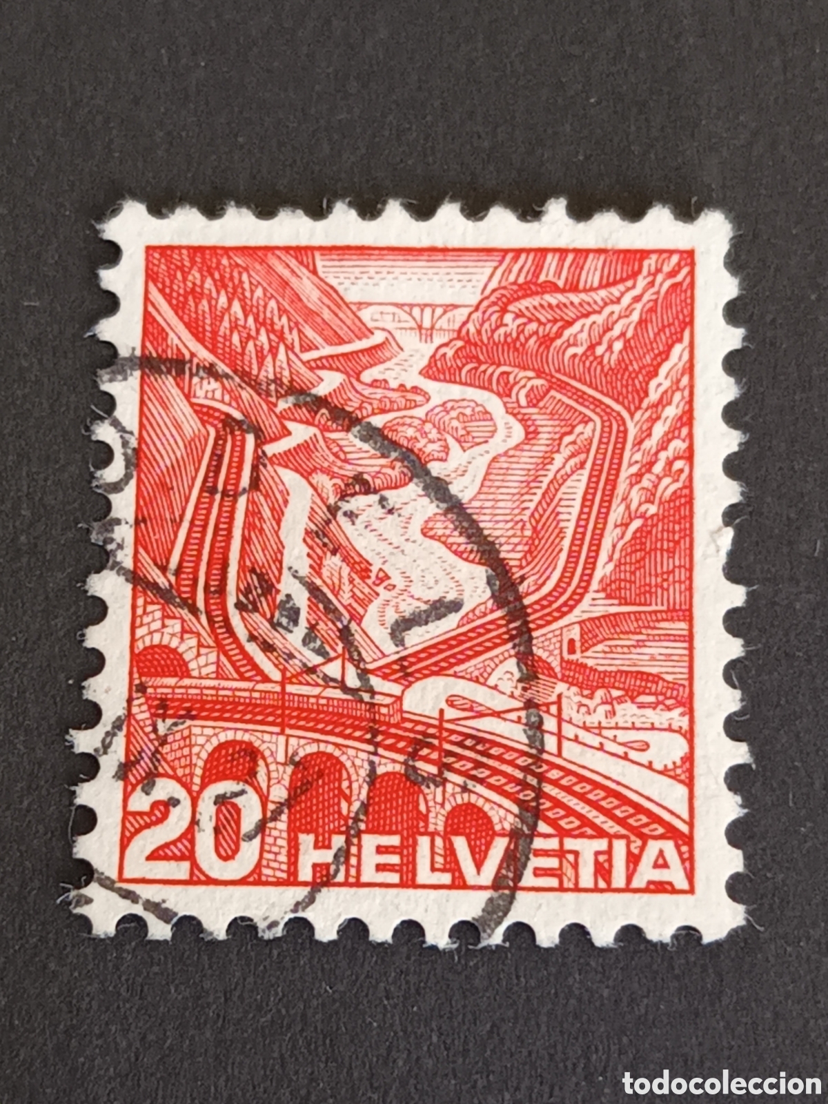 Sellos: SUIZA. 1936. USADO. - Foto 1