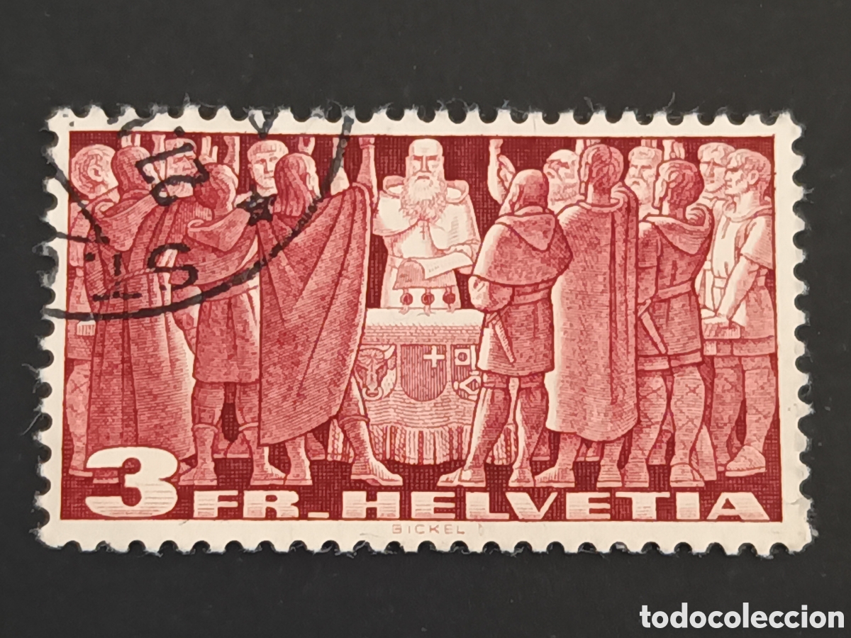Sellos: SUIZA. 1938. USADO. - Foto 1