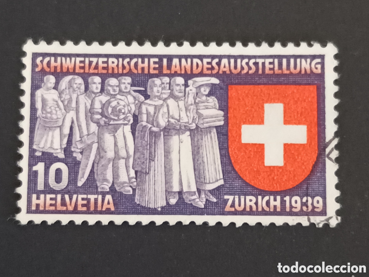 Sellos: SUIZA. 1939. USADO. - Foto 1