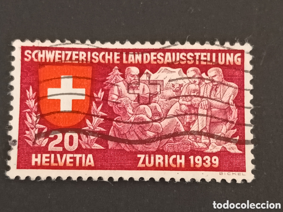 Sellos: SUIZA. 1939. USADO. - Foto 1